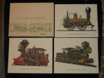 Cities Service folio of 3 train prints, $39.  