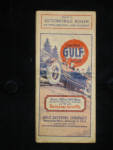 Gulf Philadelphia Road Map, 1920s, folds have separated, fragile condition, $5 as-is.  