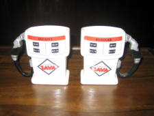Java Decaffe and Regular porcelain mugs, come in ORIGINAL box, $16 the pair.  