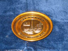 Sinclair bronze coaster, $38.  