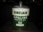 Sinclair Opaline Motor Oil 5 gallon drum. [SOLD]  