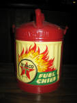 2 gal. gasoline can with vintage Texaco Fuel Chief decal. [SOLD] 