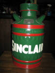 Sinclair 5 gal. bulk oil cannister.  [SOLD]