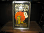Wadhams Tempered Motor Oil, late 1920s, 5 gallon can, $500. 