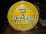 EN-AR-CO Motor Oil (National Refining), 5 gallon oil drum.  [SOLD]  
