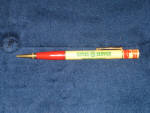Cities Service Trojan Motor Oil can top mechanical pencil, 1940s, $42.  