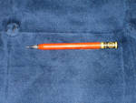 Dixcel Motor Oil can top mechanical pencil, 1940s, $36.  