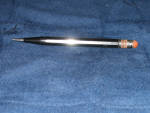 Dezol Oiloy Motor Oil can eraser top mechanical pencil, 1940s, $34.  