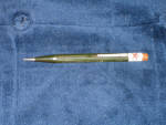 Texaco can eraser top green mechanical pencil, 1940s, $31.  