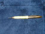 Cities Service white and gold metal top mechanical pencil, 1940s, $36.  