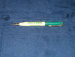 Cities Service white and green mechanical pencil, 1940s, $29.  
