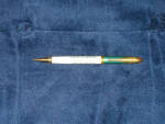 Cities Service green, white, gold Wings mechanical pencil, 1940s, $36.  