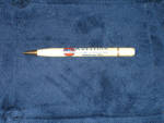 Gulf white mechanical pencil, excellent condition, 1940s, $37.  