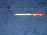 Marathon red and white Wings all metal mechanical pencil, 1940s, $36.  