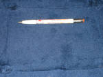 Mobilgas eraser top mechanical pencil, 1940s, $27.  