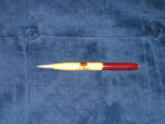 Phillips 66 white red mechanical pencil, 1940s, $20.  