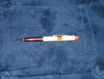 Phillips 66 brown and white eraser top mechanical pencil, 1940s-50s, $28.  