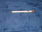 Texaco silver eraser top mechanical pencil, 1940s, $23.  