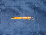Marathon orange bullet pencil, $20.  