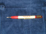 Pate Oil Co. oil filled top mechanical pencil, $34.  