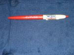 Mobil red and white ballpoint pen, 1950s.  [SOLD]