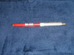 Mobil red and silver pen, 1970s, $10.  