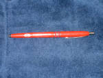 Standard red ballpoint pen, 1950s-1960s, $12.  
