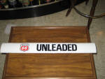 Phillips 66 Unleaded gas pump decal, original from the 1960s, $30.  