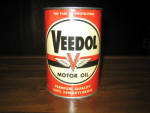 Veedol 100% Pennsylvania Motor Oil, excellent cond., full. [SOLD] 