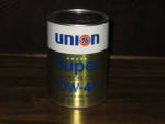 Union 76 Super 10W-40 Motor Oil, quart, composite, FULL, 1970s. [SOLD] 