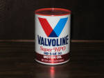 Valvoline Super HPO HD SAE 30 Motor Oil, quart, composite, FULL. [SOLD] 