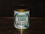 Quaker State Super Blend Motor Oil, quart, metal, FULL. $26.