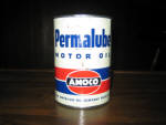Amoco Permalube Motor Oil, near mint, full, $69.