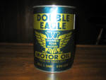 Double Eagle Motor Oil, composite, excellent condition, full. [SOLD] 