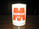 MacMillan Ring-Free Motor Oil, excellent cond., full, $55.
