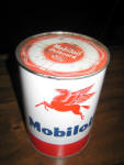Mobiloil Outboard Motor Oil, excellent condition, full, $84.