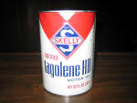 Skelly Fortified Tagolene-H.D. Motor Oil, excellent cond., full, $69. 