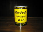 Cen-Pe-Co Super Refined Oil, quart, FULL, $79. 