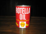 Shell Rotella Heavy Duty Motor Oil, quart composite can, FULL, c.1961, $78.