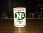 Conoco Nth Motor Oil qt. can from 1940. [SOLD] 