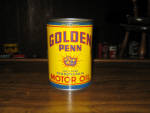 Golden Penn Motor Oil qt. can, Golden State Oil Co..  [SOLD]