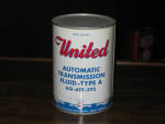 United Automatic Transmission Fluid - Type A, quart, FULL, $79.  