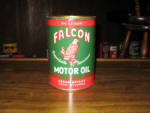Falcon Motor Oil qt. can, $175. 