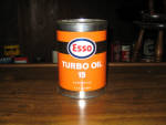 Esso Turbo Oil 15, qt. can, $89.  