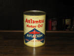 Atlantic Aviation Motor Oil High Film Strength, quart, FULL, scarce, $195.  