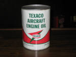 Texaco Aircraft Engine Oil, quart, FULL, $89. 