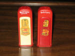 Mobilgas and Mobilgas Special Salt & Pepper Shakers, some decal flaking, $139. 