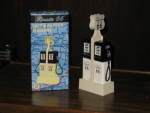 Route 66 Salt & Pepper Shakers set with original box, Route 66 logo on holder lights up, from the 1990s.  [SOLD]  