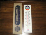 Standard Fuel Oils Metal Thermometer, with original box.  [SOLD]