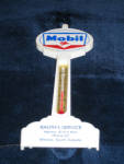 Mobil pole thermometer, mint.  [SOLD]